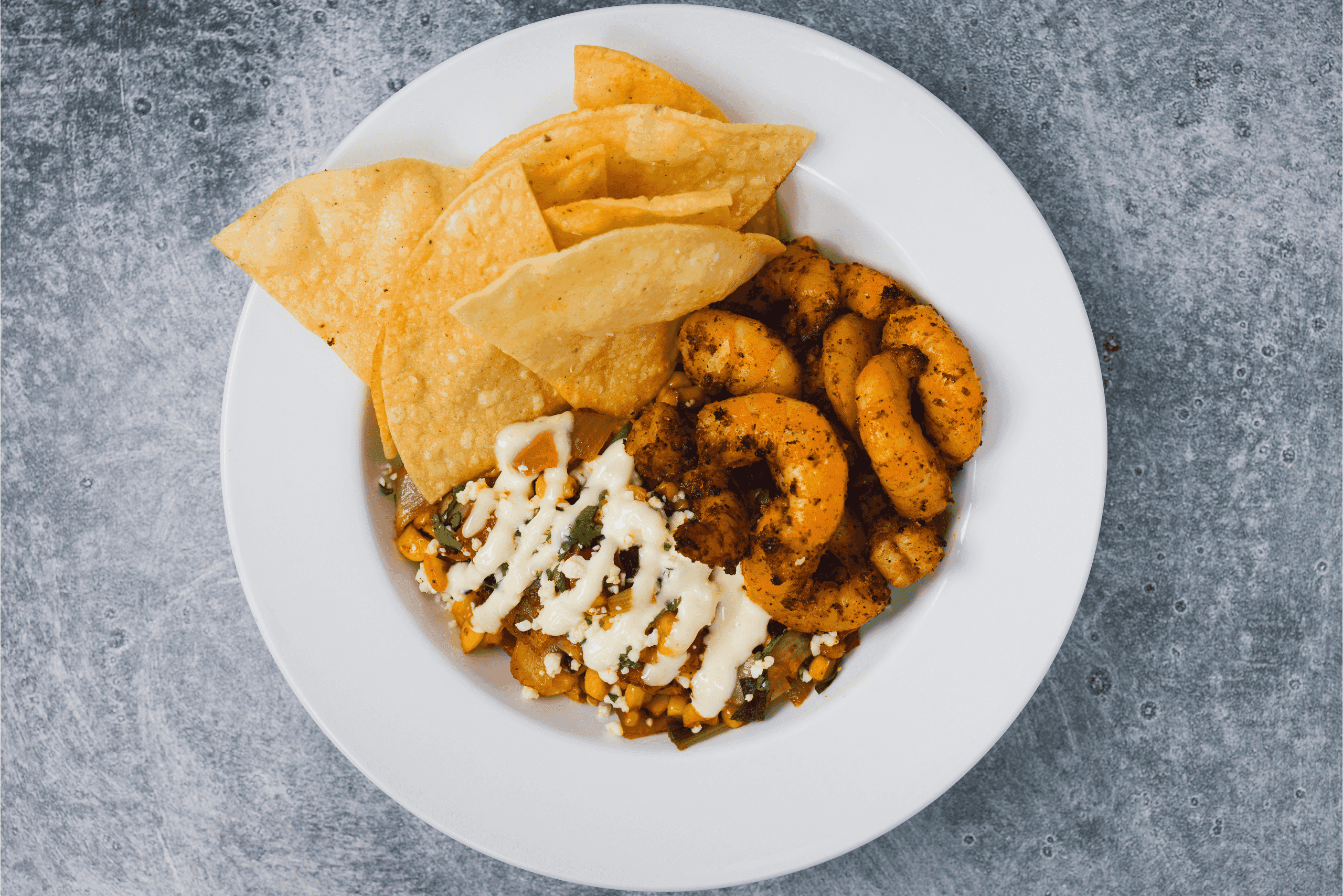 Grilled Shrimp Esquites