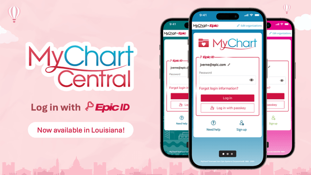 Louisiana Health Systems Launch MyChart Central Statewide, Enabling a ...